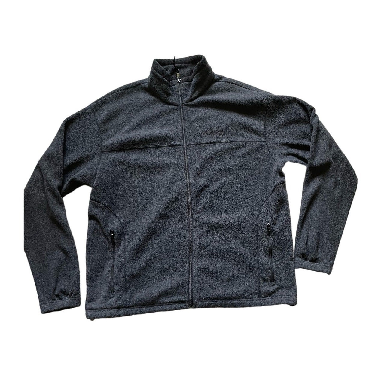 Columbia Men's Teen XL Charcoal Fleece Jacket - Athletic Comfort Wear