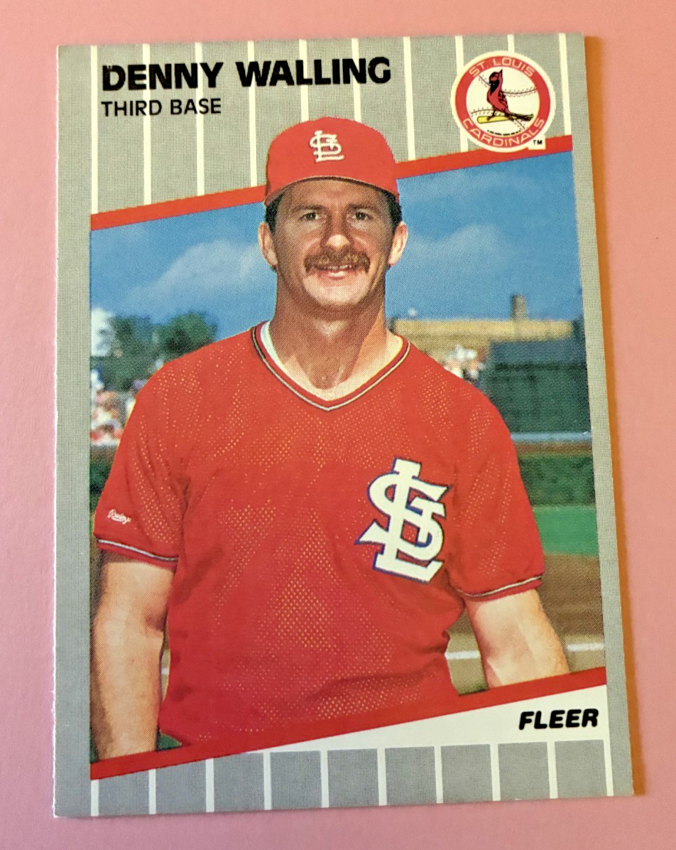 1989 Fleer - Denny Walling #465 - St. Louis Cardinals Baseball Card