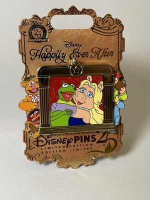 2025 Disney Happily Ever After Pin The Muppets Kermit Miss Piggy Slider LE 2400