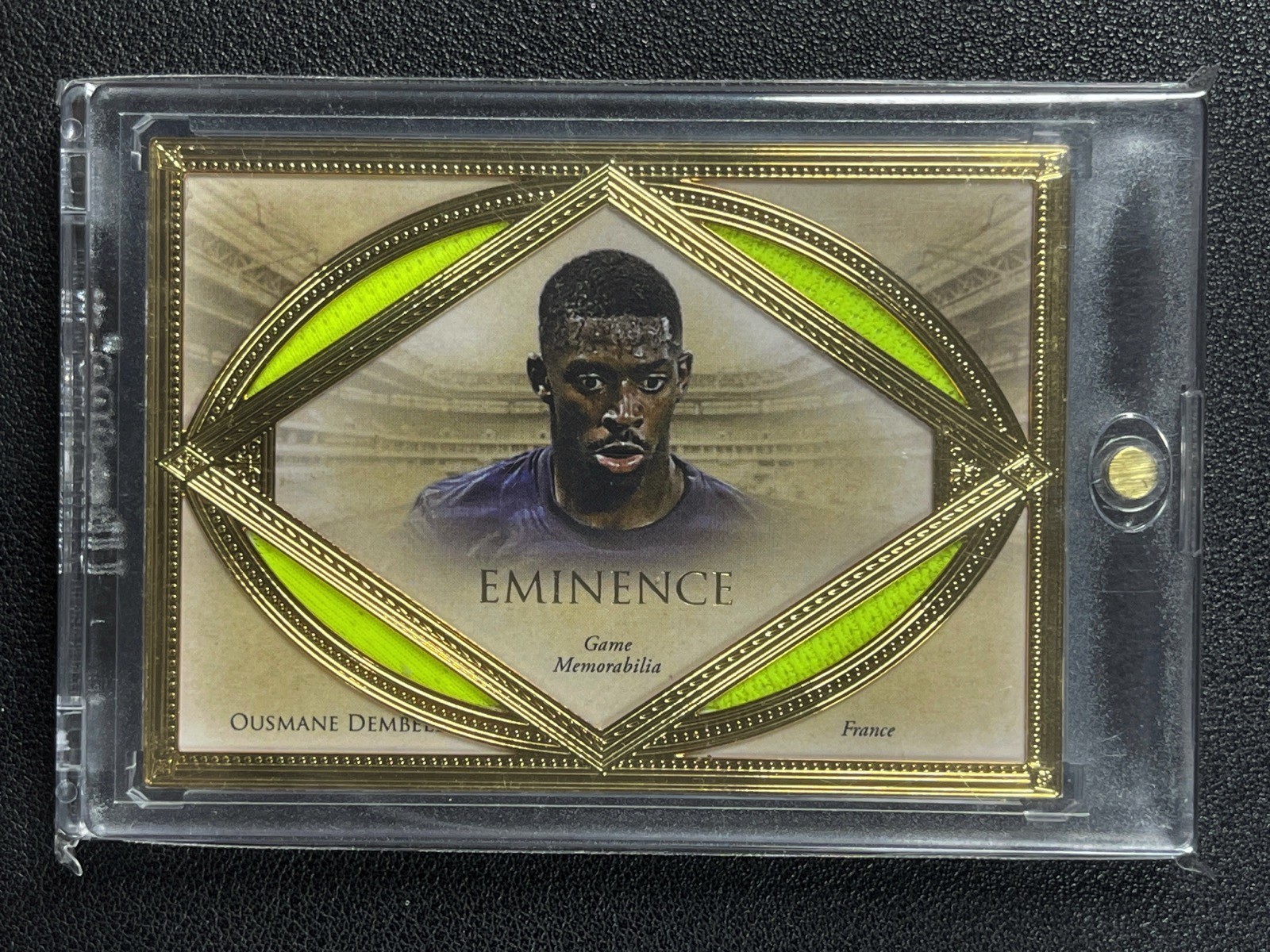 OUSMANE DEMBELE 2022 FUTERA EMINENCE GAME USED MATCH-WORN JERSEY FRANCE 11/15