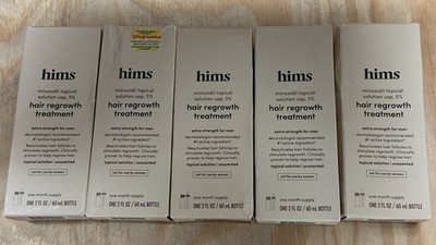 Lot Of 5 Hims Extra Strength Hair Regrowth Treatment for Men Exp 01/27 #117