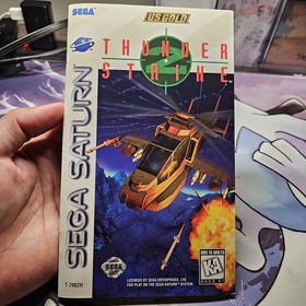 Thunderstrike 2 Sega Saturn Game CIB Complete In Box Manual Registration NTSC-U