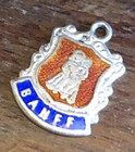 Vintage BANFF Silver Enamel Shield Charm — photo 5