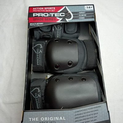Pro-Tec Spade Series Wrist, Elbow & Knee Pad Set for Action Sports