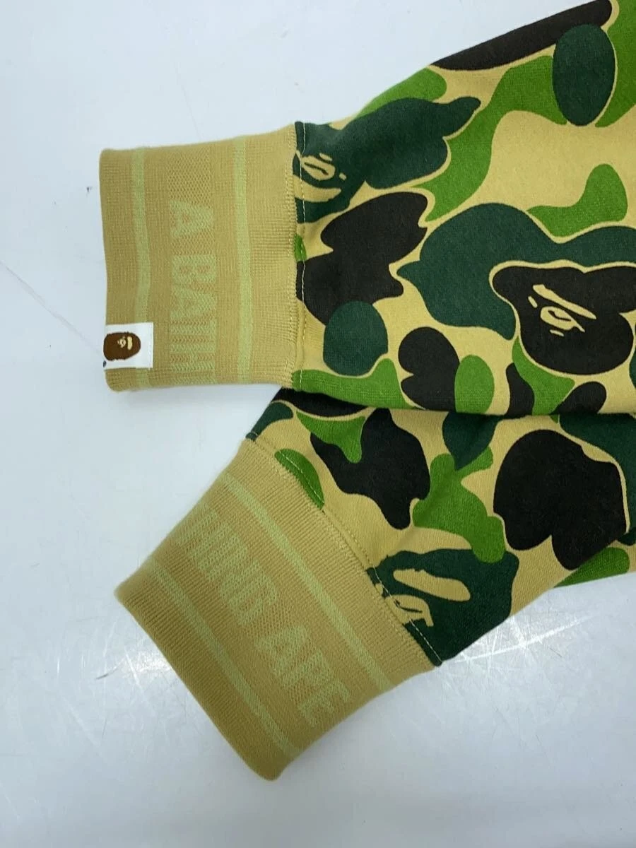 A BATHING APE (BAPE) Felpa con cappuccio e zip mimetica BAPE A BATHING APE XXL #ED AZA