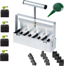 Hand-Held Soil Blocker 4X2 Inch Seed Block Makers at a