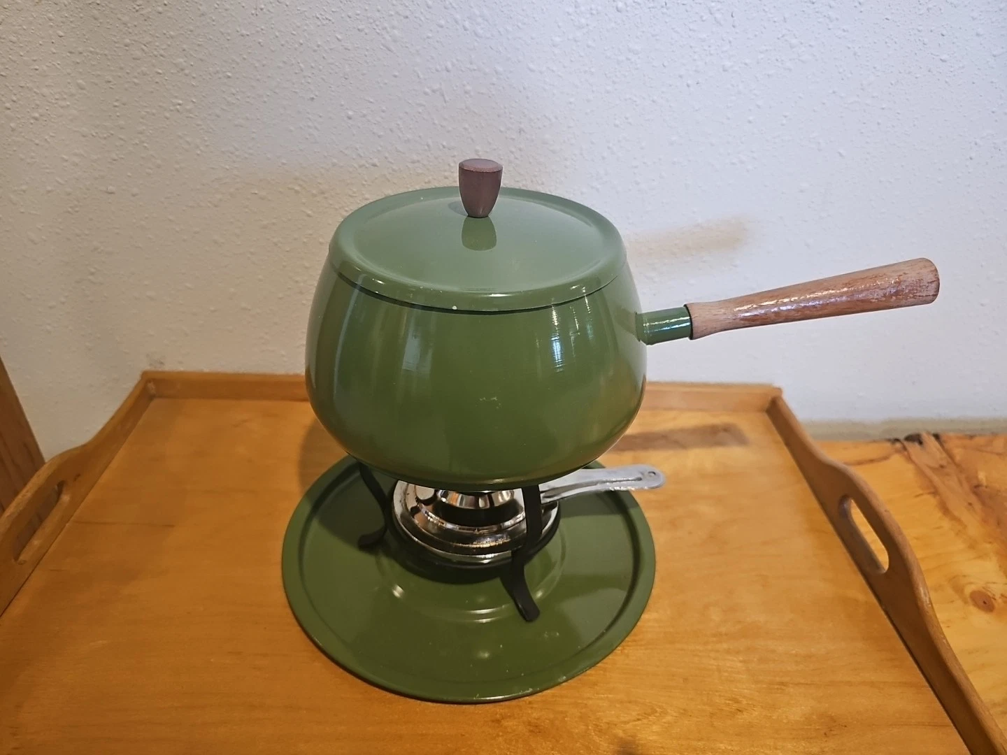 Vintage Green Aluminum Fondue Set 1970’s Made In Taiwan FREE SHIPPING
Opens in a new window or tab