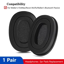 Gel Ear Pads Cushion For Walker's FireMax/Recon Muffs/Walker's Bluetooth Passive