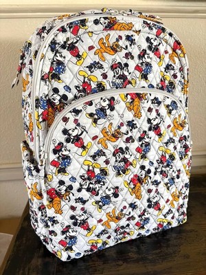 Vera Bradley Disney Large Backpack - Mickey/Minnie & Friends Disney Outlet Essential Large Backpack - Cotton | Vera  main image 3