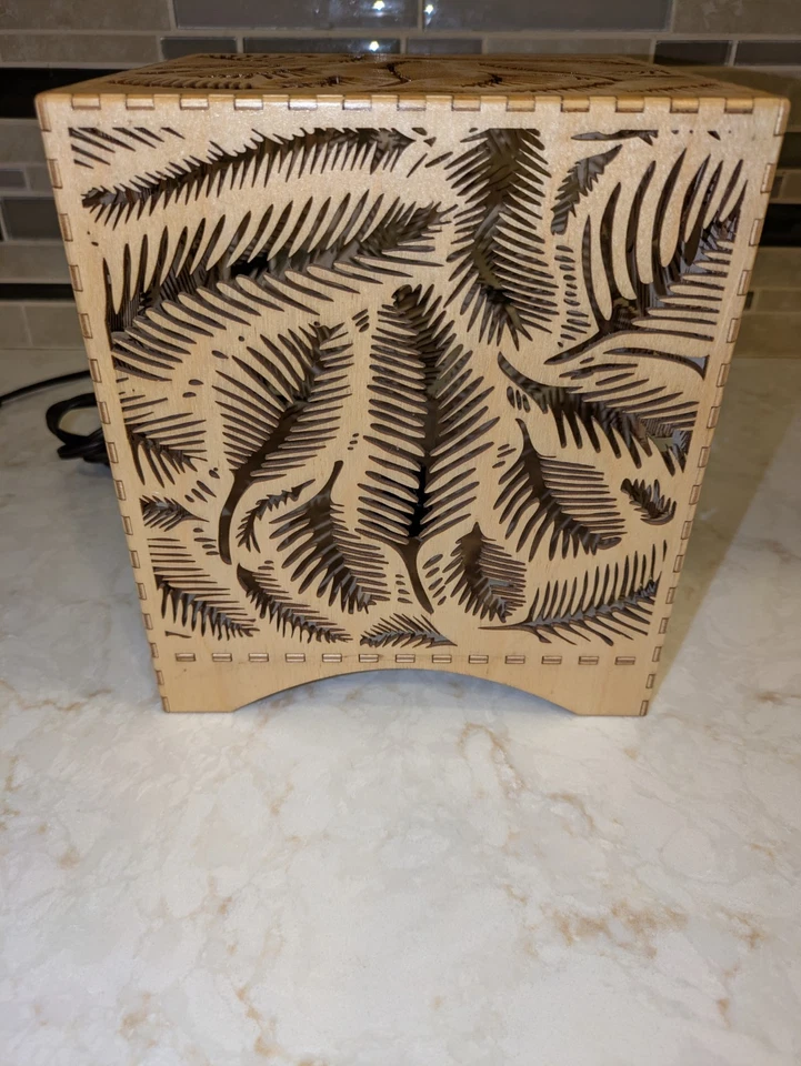 Lámpara Cubo Plantillada Waveluxx (diseño de helecho) Foto 4 de 4