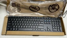Dell Wired DESKTOP Keyboard KB216-BK-US Black, New Open Box