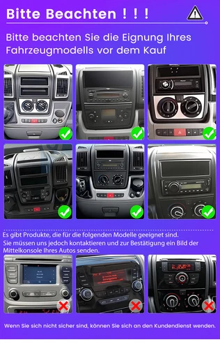 6+128G CarPlay Android 13 Autoradio GPS Navi WiFi Für Fiat Ducato 2006 2007-2013 - Bild 4 von 15