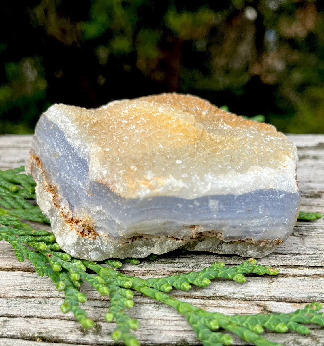 Raw blue cheap lace agate