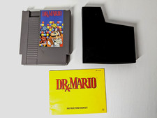 Dr. Mario (Nintendo NES, 1990) Original Cartridge, Manual & Sleeve; Tested