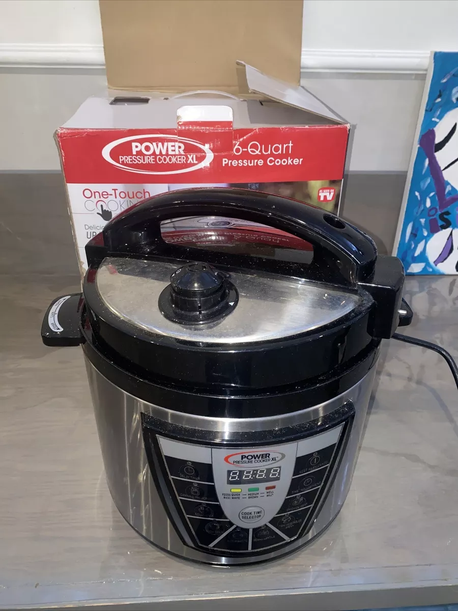 Power Pressure Cooker XL 6qt. One Touch Cooking