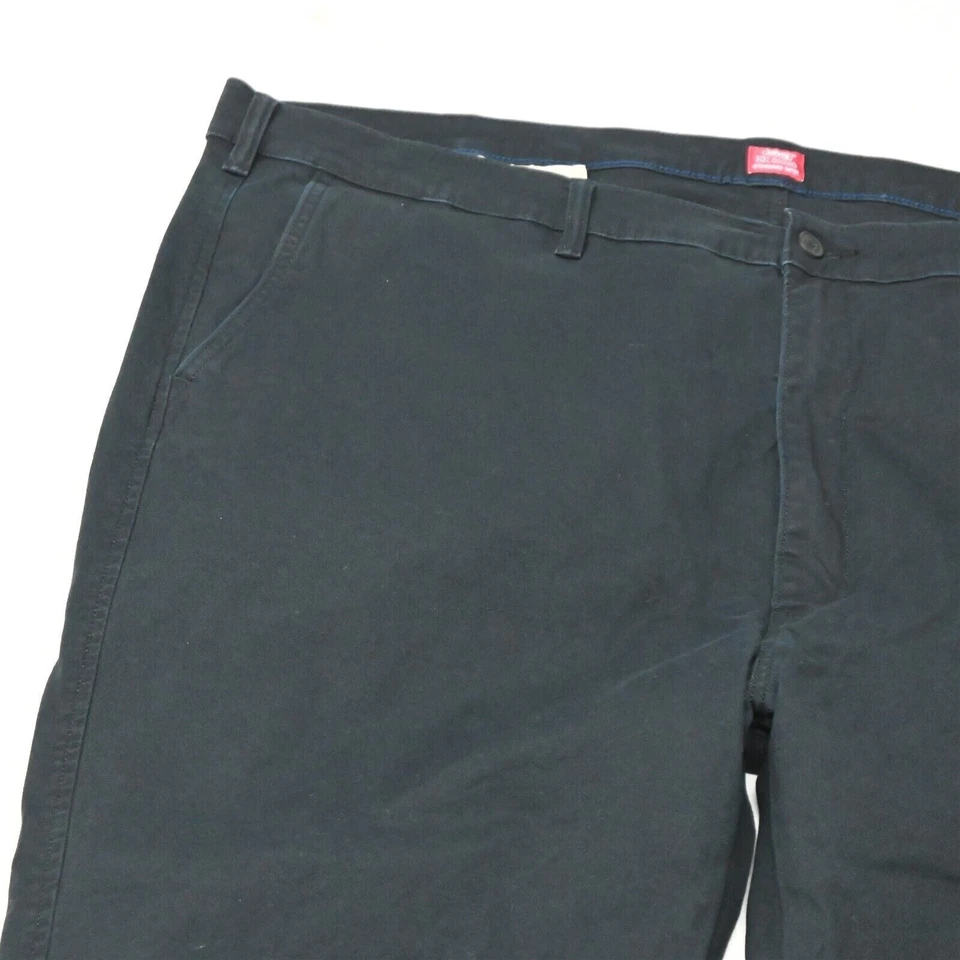 Levi's 50x34 Black 39447-0001 XX Standard Taper Stretch Mens Chino Pants - Image 2 of 4