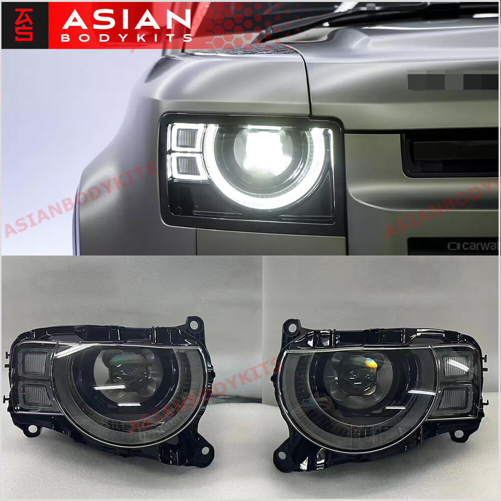LED HEADLIGHTS ASSEMBLY FOR LAND ROVER DEFENDER L663 90 / 110 2020+ LHD