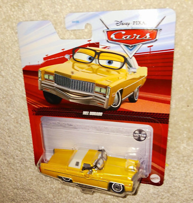 DISNEY PIXAR CARS MEL DORADO - NEW DIECAST CADILLAC with EYE GLASSES
