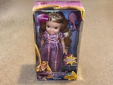 Rare Disney Tangled Rapunzel Large Doll w/ 2 Shoes Brush Mirror Tiara Jakks New
