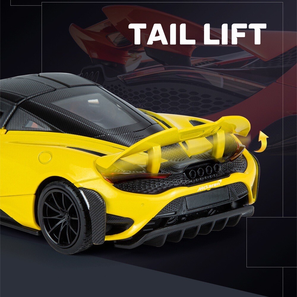 限定価格 世界限定1200 McLaren 765LTミニカー可動パーツ多い 限定価格