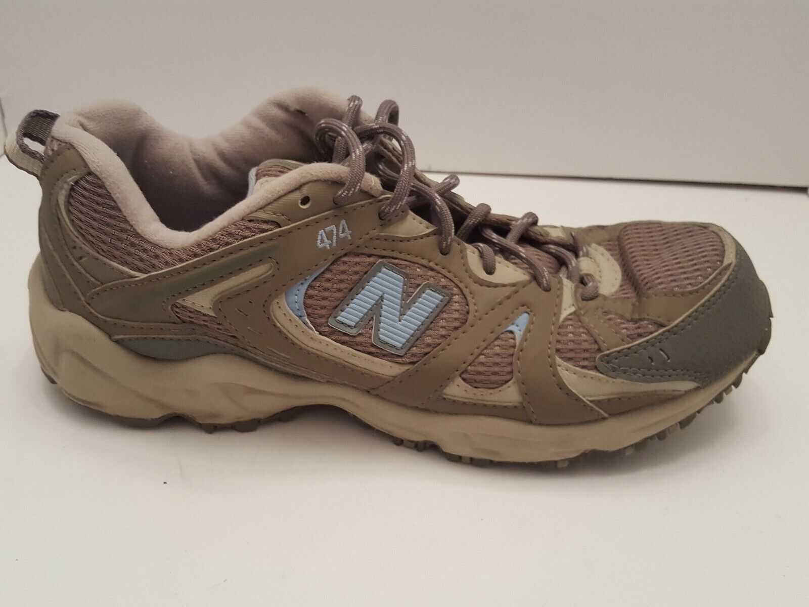 Tan Beige Trail Running Shoes Size 