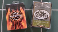 HARLEY DAVIDSON PLAYING CARDS  2 DECKS 1997 2004