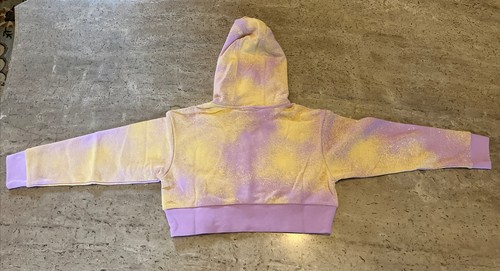 Adidas Kids Graphic Print Crop Hoodie Size Small - Picture 8 of 8