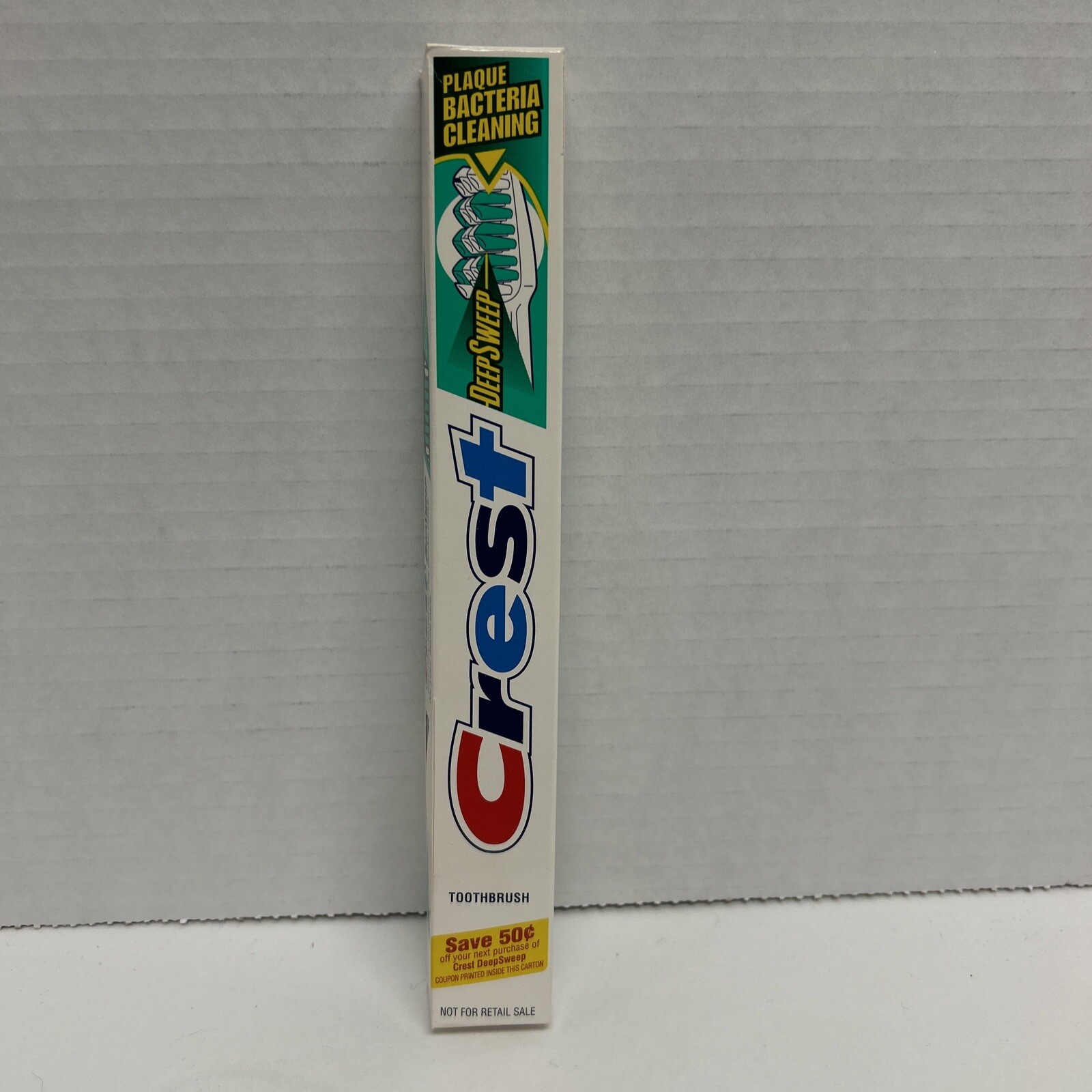 Vintage 1996 Crest Deep Sweep Toothbrush  New In Box Open US