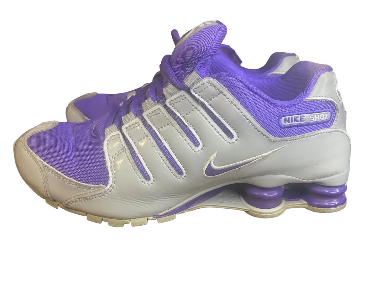 Nike Shox Gray Purple Womens Size 9.5 Rare Running eBay