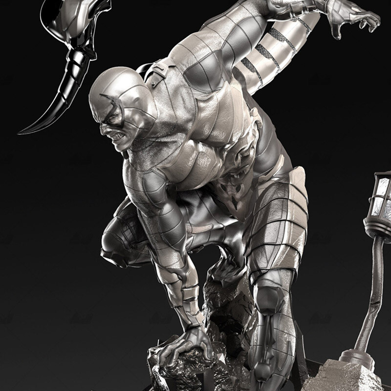 当時物！MARVEL UNIVERSE SCORPION マーヴェルフィギュア Unpainted 3D Printing 1/8 Marvel Comics Scorpion Unassembled