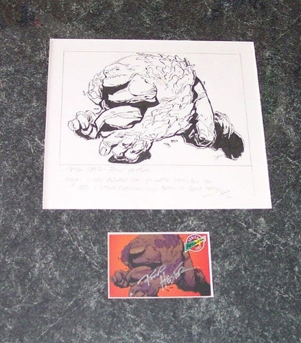 Phil Hester Tonk Original Comic Card Art FutureStars  77A Majestic Entertainment