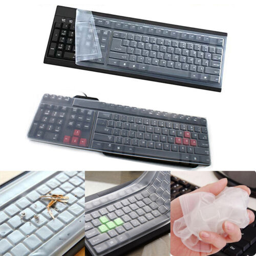 Housse universelle en silicone pour clavier d'ordinateur de bureau protection de la peau film housse GF