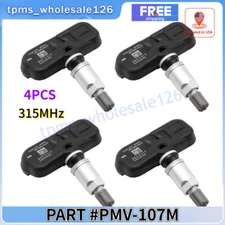 Set (4) TPMS For 2008-2012 Honda Accord Tire Pressure Sensors PMV-107M 315MHz