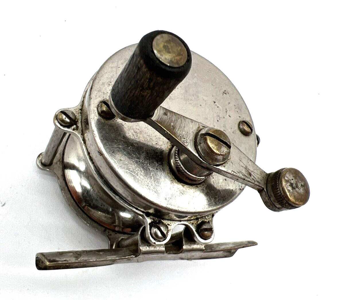 Moulinet pêche kj-3100 seabird tout acier mouche ancien rero vintage - Sport & Plein air