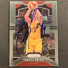 Candice Dupree Signed 2020 Panini Prizm WNBA Base Card #62 COA Autograph Candice Dupree Signed 2020 Panini Prizm WNBA Base Card #62 COA Autograph