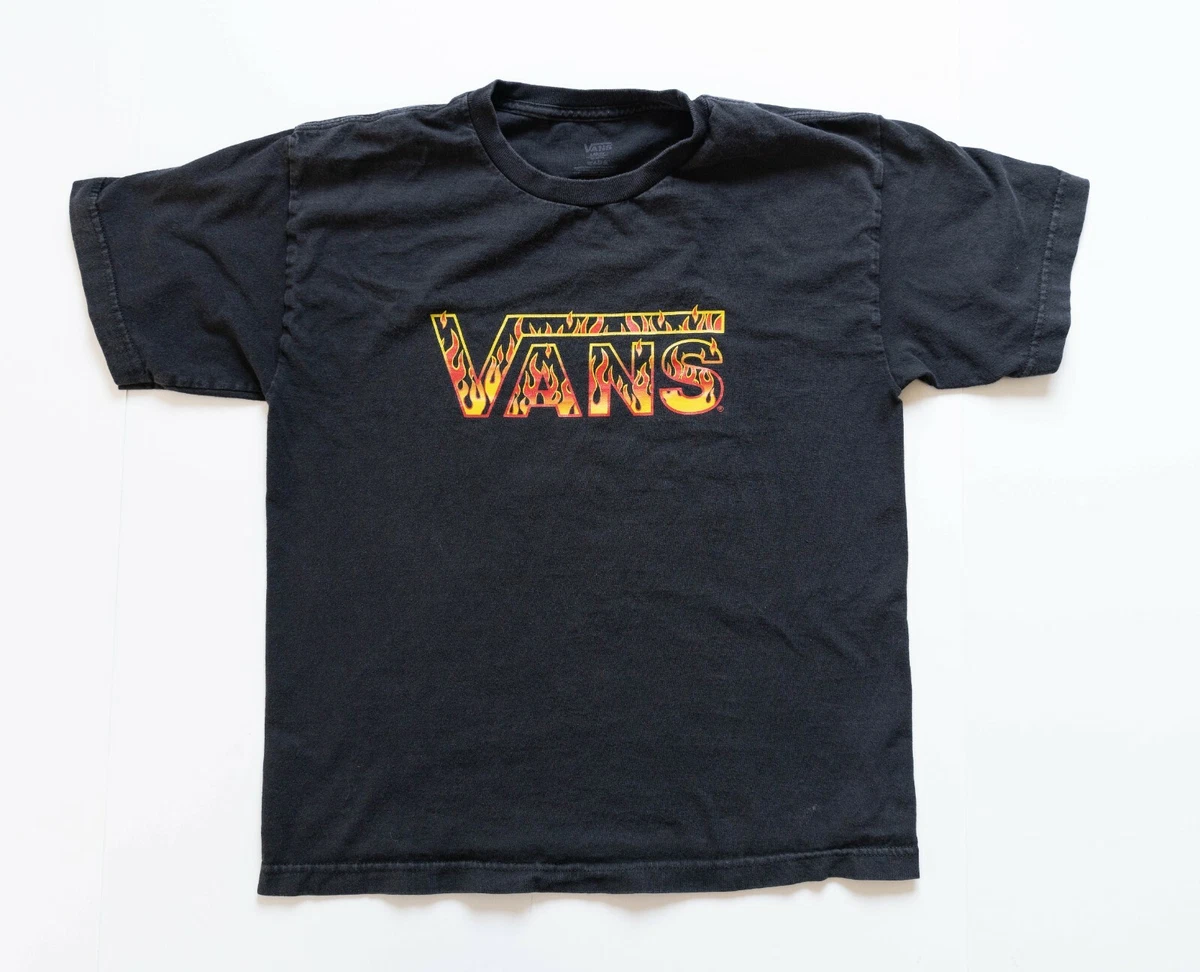 Vans flame clearance tee