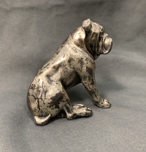 PELTRO ITALY Hand Made Pewter Bulldog Figurine Paperweight - Picture 4 of 11