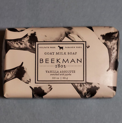 Beekman 1802 VANILLA ABSOLUTE Goat Milk Bar Soap 3.5 oz 