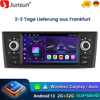 Android 13 Car Stereo Radio GPS Navigation DAB Für Fiat Grande Punto/Linea 2+32G