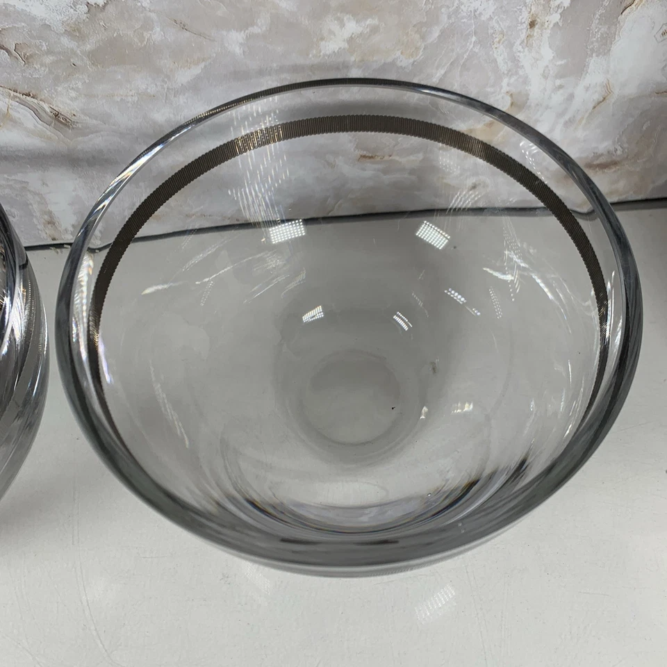 Set Of 2 Lenox Kate Spade Grace Avenue Crystal Bowl 6” Poland - Image 4 of 4