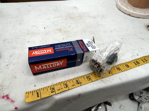 Interruttore rotante vintage mallory 3234j non cortometraggio 3 circo 4 pos. lotto di stock morti - Foto 2 di 12