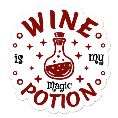Wine Magic Potion Sticker Decal