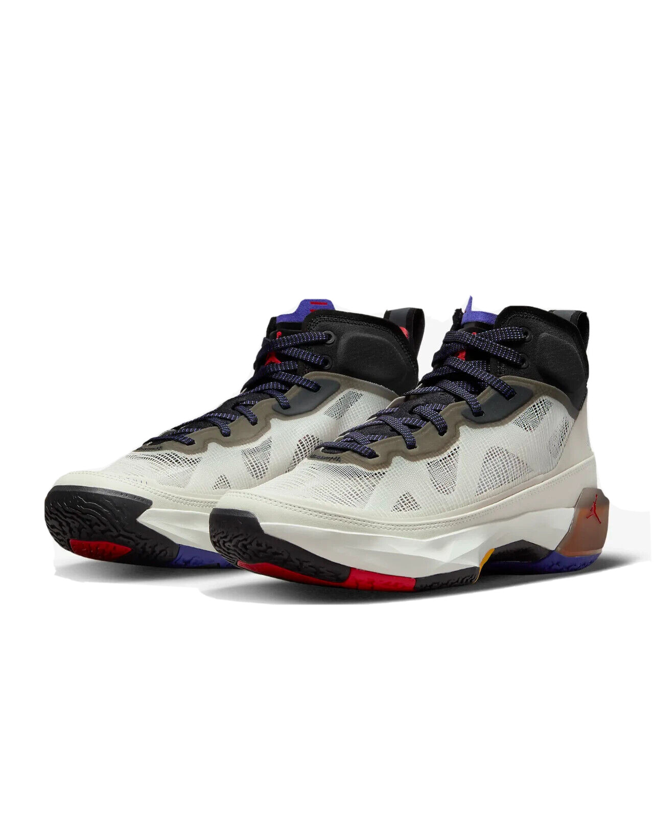 Air Jordan 37 US 13 Mens White Black Purple Nike Basketball Retro DD6958 060 New thumbnail 20