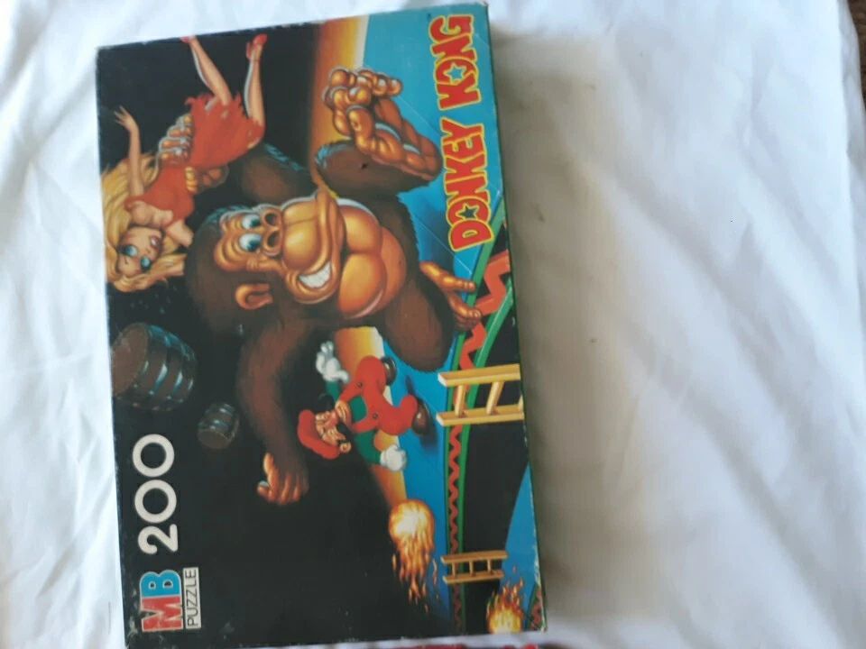 💥💥MB Rompecabezas Donkey Kong 200 Piezas De Colección Y Plaza Sésamo 24 Piezas Foto 2 de 4