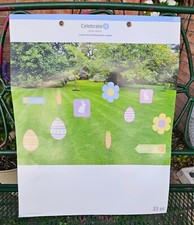 Seasonal Decor Easter Bun Yard Sign, 33 PC, With Large Honeycomb Bunny, Holiday