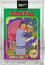 Topps PROJECT 2020 Card #254 - 1975 George Brett by FUCCI - Print Run SP /2300