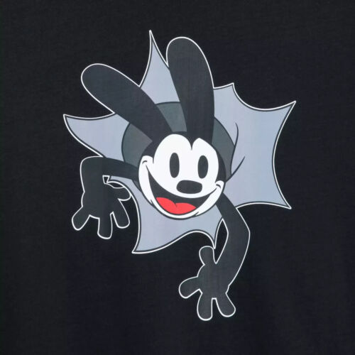 Disney Parks Oswald the Lucky Rabbit Size XL Black T-Shirt for Adults Disney100 - Picture 3 of 5