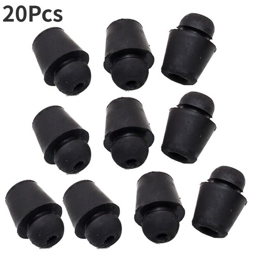 10~30 piezas Junta Amortiguadora Puerta Coche Almohadillas de Goma Negras Amortiguadores Puerta Coche - Imagen 9 de 10