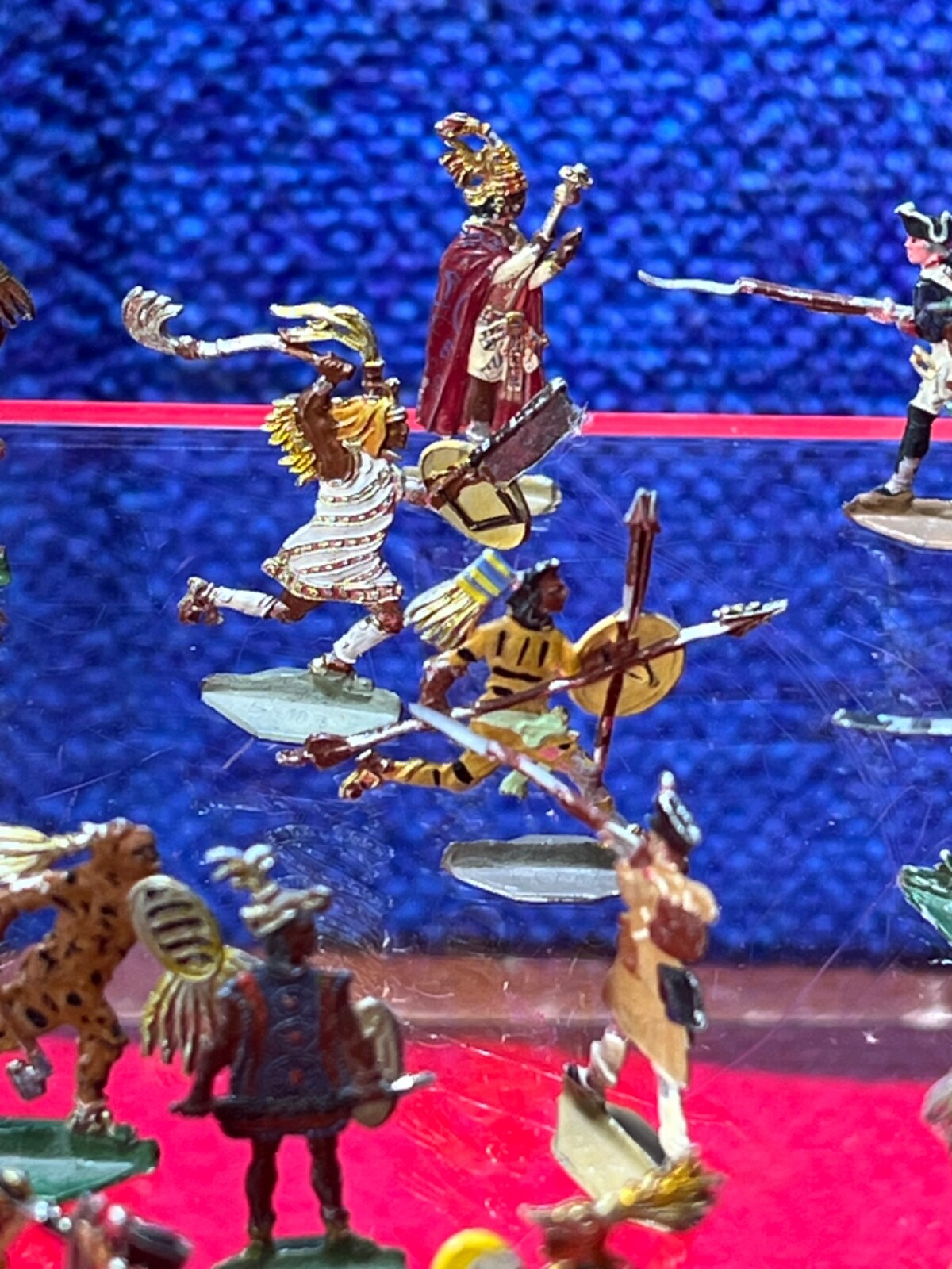 VINTAGE **MIXED LOT** OF 30 FLAT LEAD PAINTED TOY SOLDIERS SOLDIERS PP66 eBay