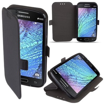 ^ 3 Book Flexi Hülle Schutzhüle Etui Tasche Cover Sony Xperia L2 H3311 Schwarz